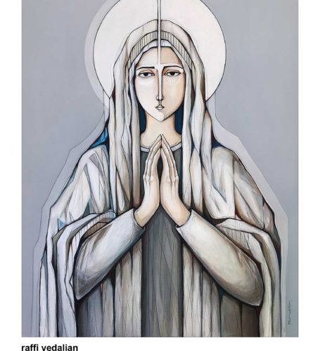 Blessed Virgin Mary - 90 x 68 cm - Acrylic on canvas - 2021