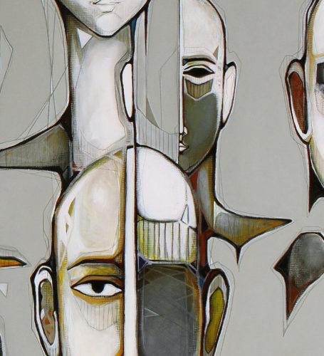 La Volonté d'un Peuple (Detail) - 100 x 200 cm - Acrylic on canvas - 2020