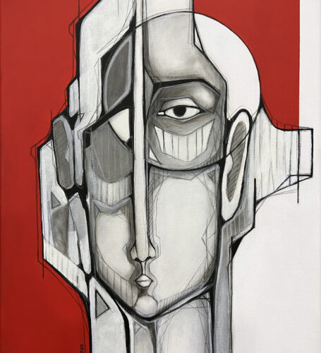 The Dreamer - 50 x 40 cm - Acrylic on canvas - 2020