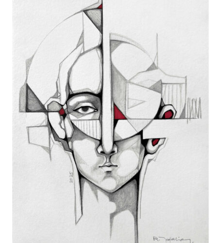 Untitled-29,5 x 20,7cm-Mixed media on cardboard-2025