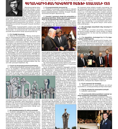 Ararad Daily Newspaper - Interview - June 22-2020 - by Lucy Deukmejian
