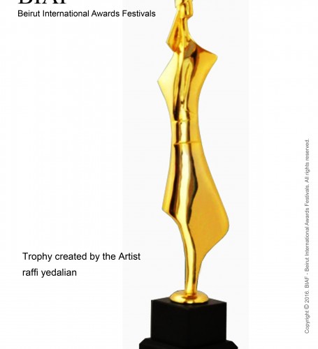 Trophy of BIAF - Beirut International Awards Festivals
