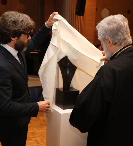 Sculpture of His Holiness Catholicos Aram I