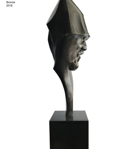 His Holiness Catholicos Aram I - 57 x 36 x 22 cm - Bronze - 2018